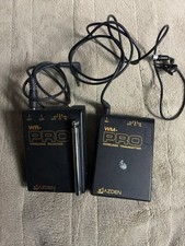 Azden WR-PRO Wireless Receiver  WM-PRO Transmitter w/ Lav Mic   Tested  Workin