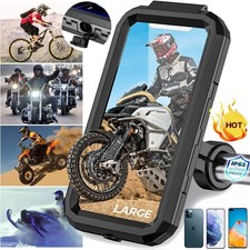 Motorbike Bike Phone Mount Case 360� MTB Ebike Handlebar Phone Holder Touch NEW