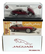 Hot Wheels 2025 RLC Exclusive 1964 Jaguar E-Type Acrylic Display FREE Shipping!