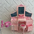 VINTAGE 1985 Barbie Dream Glow Vanity Dream House Accessories Found SKIRT #1