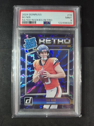 2024 PANINI DONRUSS RATED ROOKIES RETRO BO NIX #19 PSA 9