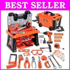 Kids Tool Set with Electronic Toy Drill