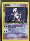 Mewtwo 1999 Holo Foil Pokemon TCG 10/102 EXCELLENT CONDITION - See Pics