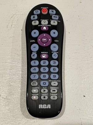 RCA RCR414BHZ 4-Device Universal Remote Control Streaming Player Compatible