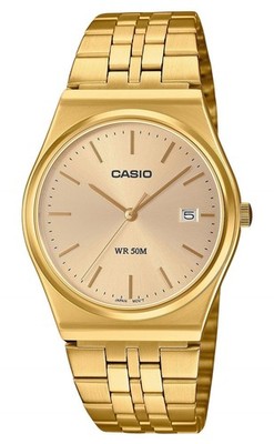 Casio Standard Analog Gold Dial Dress Quartz MTP-B145G-9AV Unisex Watch