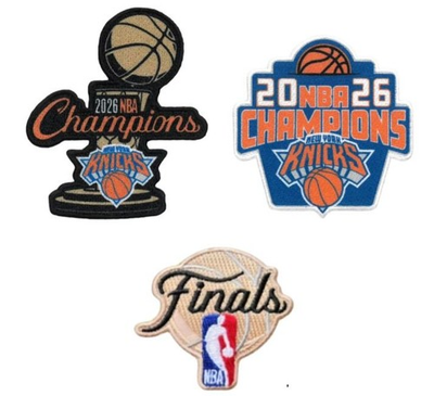 #ad #ad 2026 NBA Champions New York Knicks 3 PC Iron On Embroidered Patch 3.5quot; amp; 2.5quot; $13.50