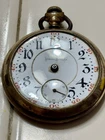 Illinois Bunn Antique Nawoo Mechanical Pocket Watch 21 Ruby Jewels 98027 PARTS