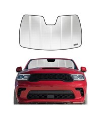 Windshield Sun Shade for Dodge Durango 2021-2025. Reflective Alumin... Fast Ship