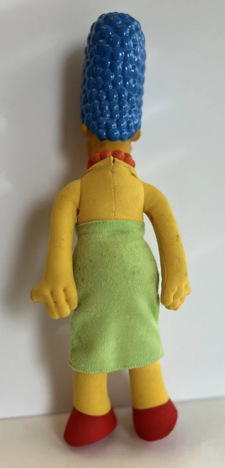 Burger King ~ The Simpsons ~Marge Simpson 12" Plush Stuffed Doll 1990 Vinyl Hair - Image 2 of 2