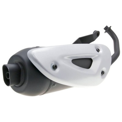 Schalldämpfer Auspuff Tecno Straight 50ccm 4T   Originaloptik, E-Prüfzeichen, Pa