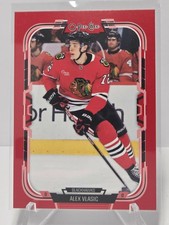 2025-26 OPC ALEX VLASIC CHI BLACKHAWKS RED PARALLEL