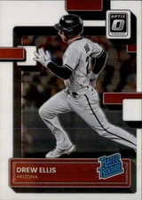 2022 Panini Donruss Optic Rated Rookie Drew Ellis Arizona Diamondbacks #81 (RC)