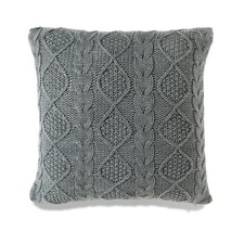Heather Gray With Microgel Feather-Like Insert Pillow