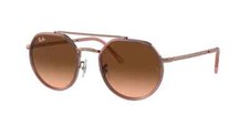 RAY-BAN SUNGLASSES RB3765 9069A5 COPPER/PINK BROWN LENS 53MM