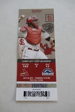 ST. LOUIS CARDINALS VS REDS 7/30/2015 FULL TICKET ~ MATT CARPENTER (2 HRs)