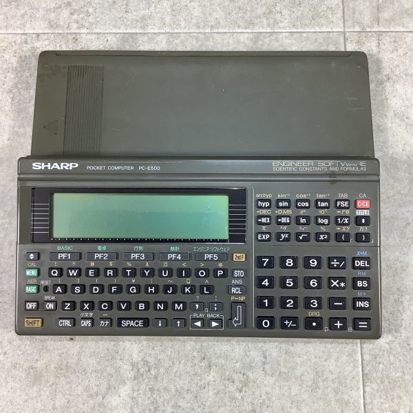 ◯SHARP ポケットコンピューター　PC-E500 SHARP Pocket Computer PC-E500 8bit Portable Computer Vintage