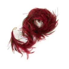 Factory Direct Craft Burgundy Feather Garland