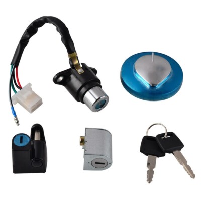 Ignition Switch Gas Cap Steering Lock Keys Set For Honda Rebel 250 - View #8
