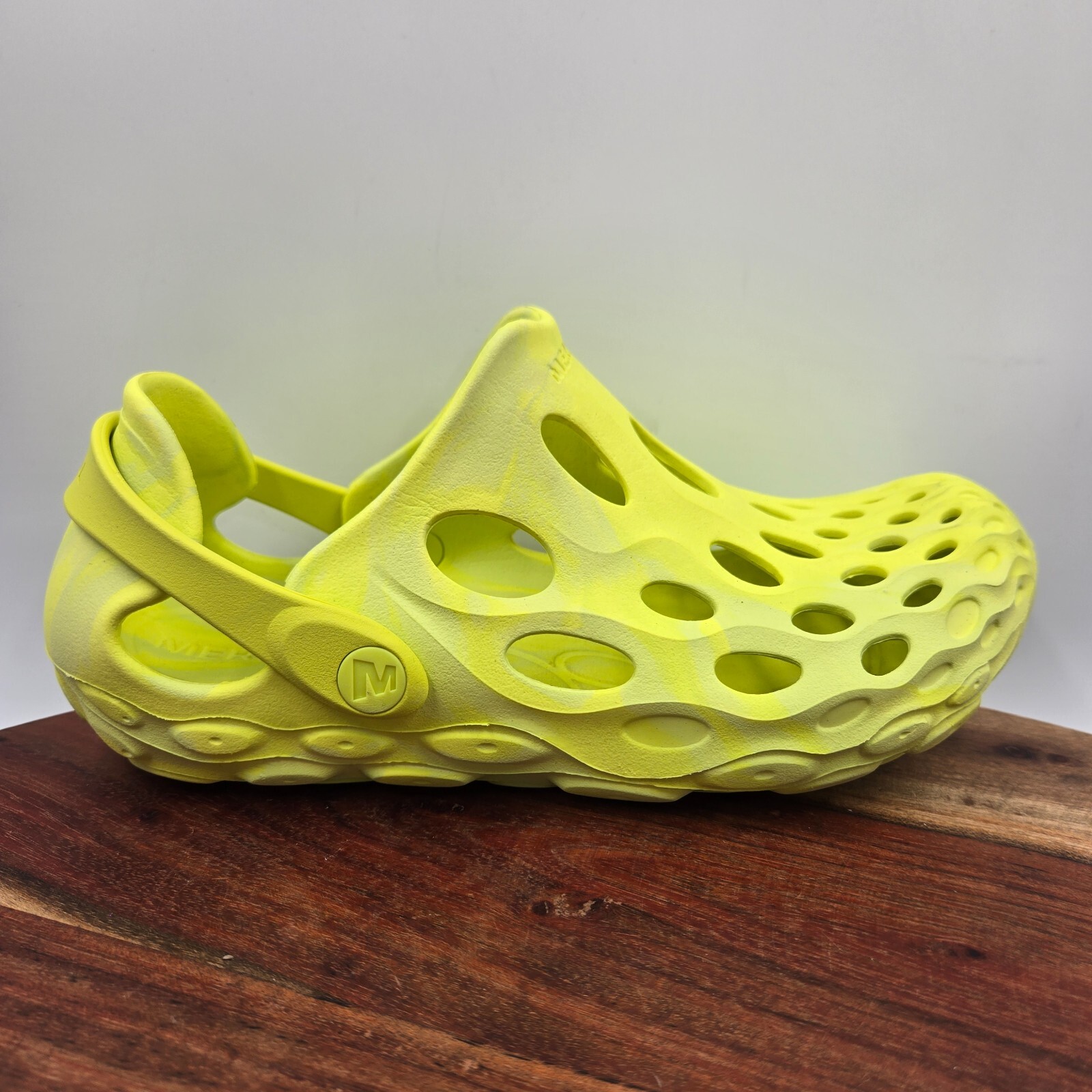 Scarpe Merrell Hydro Moc Drift donna 5 sandali zoccoli comodi giallo fluo slip on