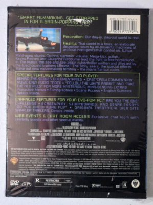 The Matrix (DVD) First Edition Snapcase - Excellent Condition
