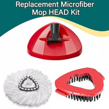 Scrub Brush, 1-4 Pack Spin Mop Scrub Brush Head Compatible for O Cedar Easywring