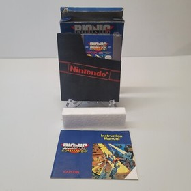 Bionic Commando (Nintendo NES) Tested CIB Complete 80s Vintage Retro Classic