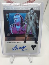2022 Panini Chronicles WWE - Flux Auto #FX-CAZ Commander Azeez (AU, RC)