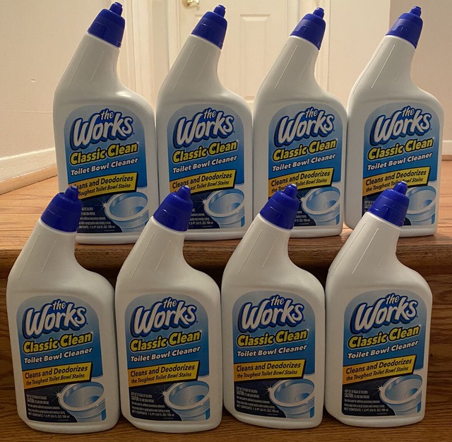 8 Packs The Works Toilet Bowl Cleaner 24oz each FAST SHIPPING eBay