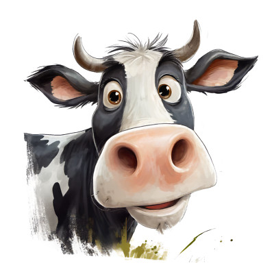 XXL18X18 car sticker funny cow sticker weatherproof vinyl sticker