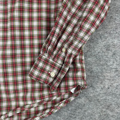 Polo Ralph Lauren Natural Stretch Button Down Poplin Shirt Plaid Boys Large L - Picture 7 of 12