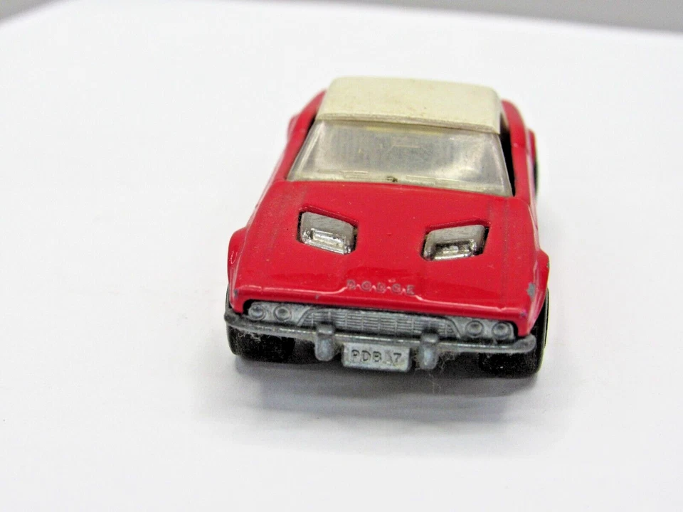 Coche Dodge Challenger Vintage 1975 Matchbox Nº 1 Superfast Inglaterra Rojo #C5-35 Foto 2 de 4