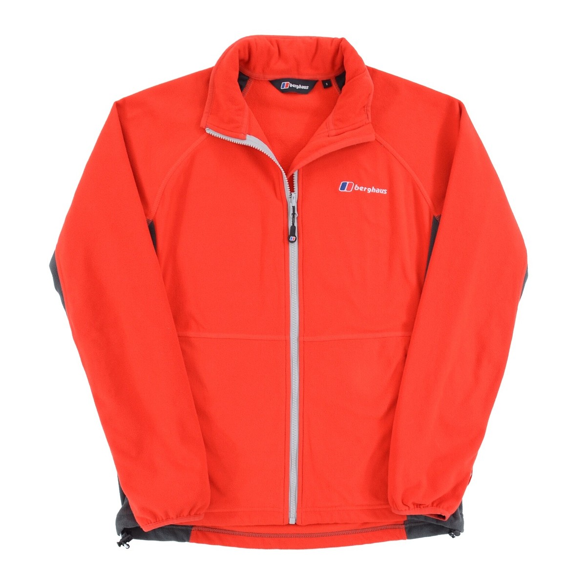 Berghaus Red Fleece Full Zip Hiking Jacket Mens sz S UK