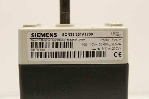 Siemens SQN31-251A1700 Stellantrieb - Bild 3 von 3