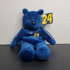 NASCAR Jeff Gordon #24 Gold'n Bears 23 Karat Beanie Bear Rainbow Warriors 2000