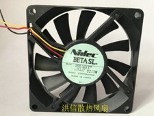 Nidec 8015 D08R-12TH 06B DC12V 0.17Amp 3-wire silent cooling fan