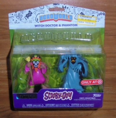 Scooby-Doo! Hero World WITCH DOCTOR & PHANTOM Vinyl Figures Funko 2017