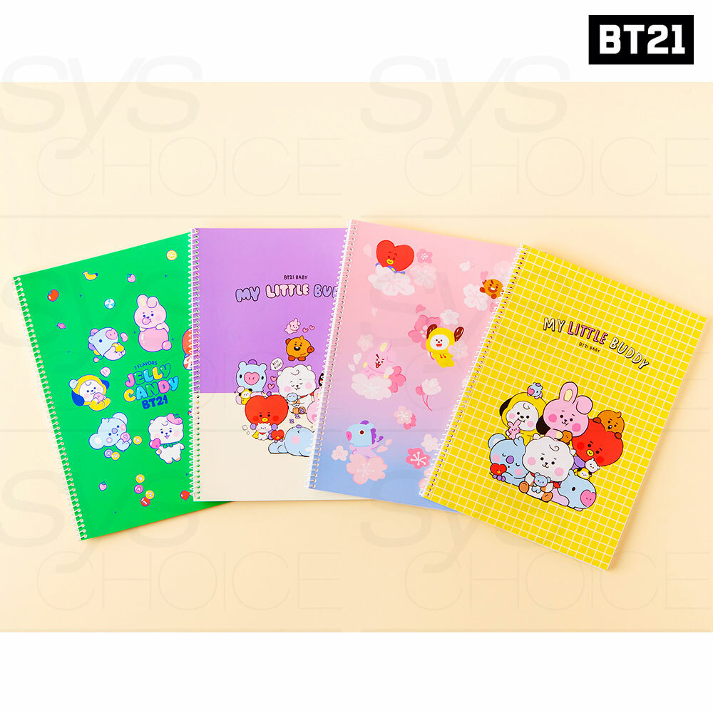 BTS BT21 Official Authentic Goods BABY MY LITTLE BUDDY Spring Note