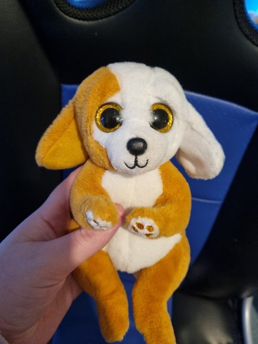 TY Beanie Bellies Standard 15cm Size - Ruggles The Dog Plush Toy Soft ...