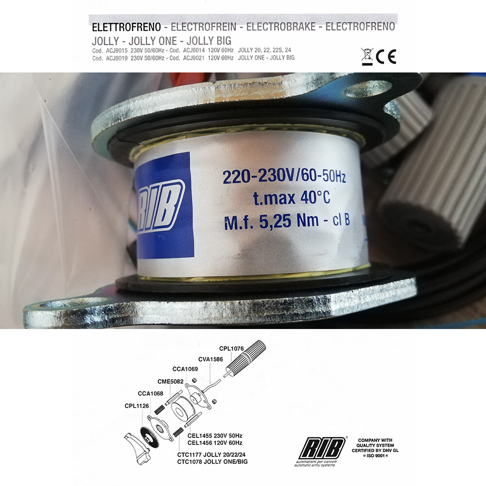 ECI Elettrofreno Disco Frenante RIB CPL1126 - Ricambio Originale Per Elettrodomestici - Foto 9