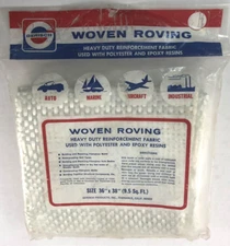Gerisch Woven Roving Heavy Duty Reinforcement Fabric 36" x 38" ( 9.5 Sq. Ft. )