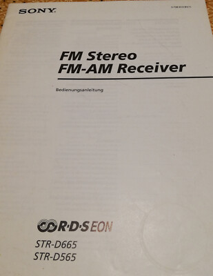 Radio-Sony FM-AM Receiver - STR-D665