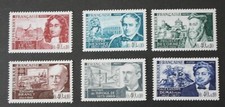 France Année 1970 YT 1623 à 1628 neuf luxe **
