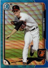 2015  Bowman #BCP106 Tim Berry - Blue Wave Chrome Refractor