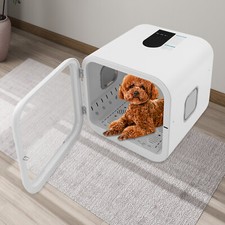 Automatic Pet Dryer Box Quiet Intelligent Drying Blower for 2-3 Cats Small Dogs