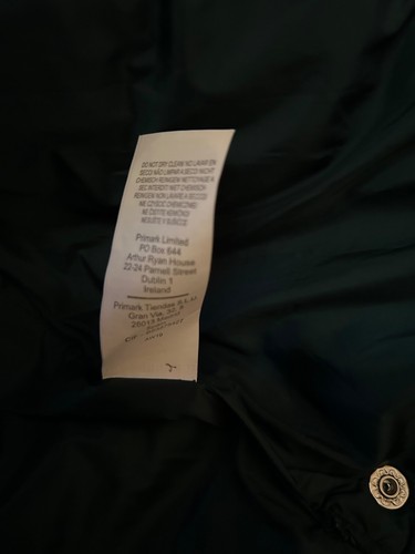 Primark Ladies Green Puffer Jacket XL - Picture 4 of 5