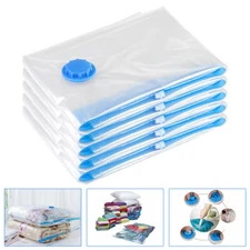 32"x40" Large Jumbo Vacuum Seal Storage Bag Travel Compressed Sealer Space Saver
