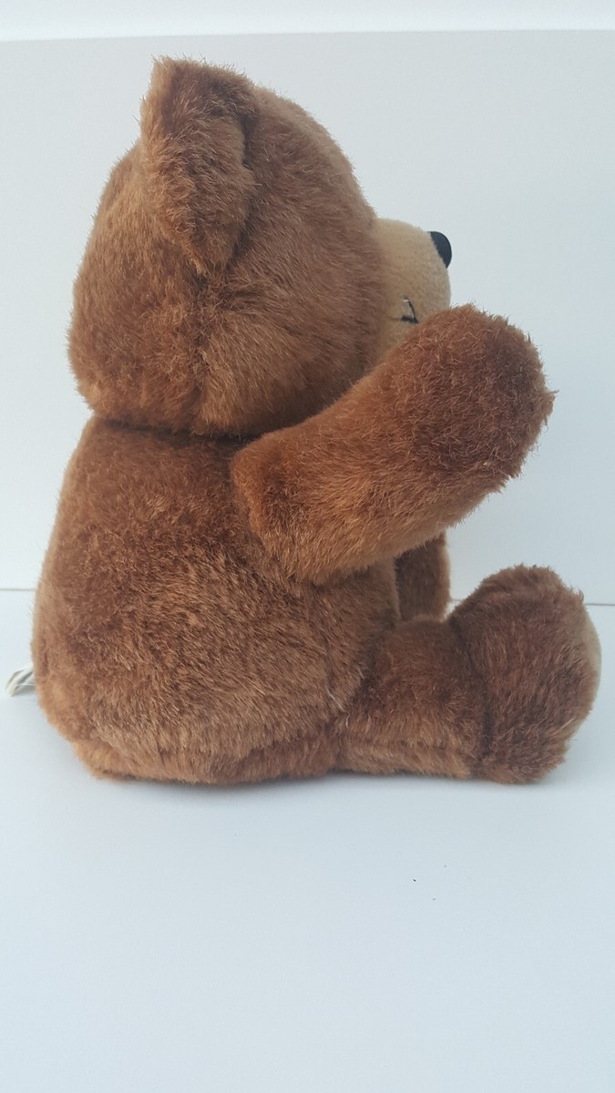 vintage It's Potty Time Learning plush talking bear The duke