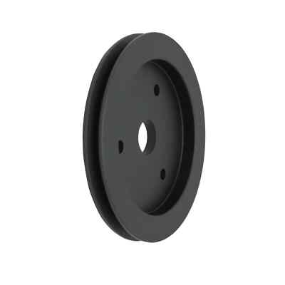 BBC Big Block Chevy 1 Groove Black Billet Short Water Pump Crank Pulley 396 454