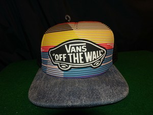 vans rainbow hat