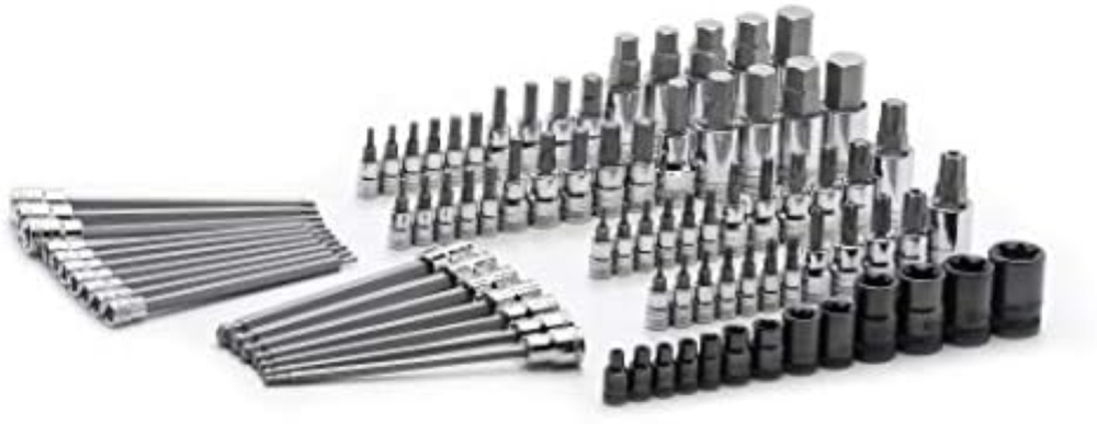 Cambio 80742 84 Pc. Master SAE/Metric Hex e Torx Bit Set di bussole